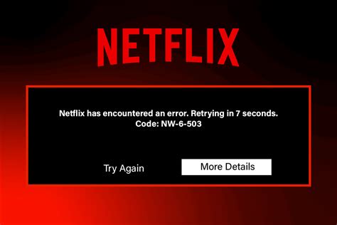 What is error (- 121 on Netflix?