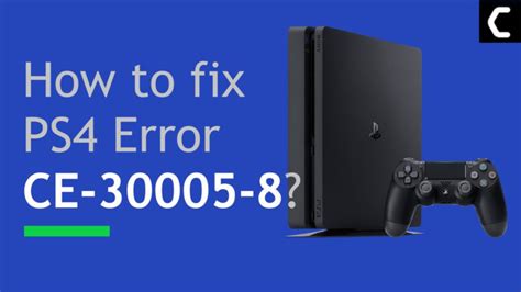 What is error CE 3000 on PS4?
