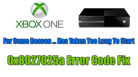 What is error code 0x8027025a on Xbox?