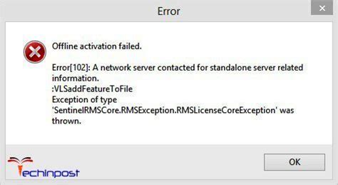 What is error code 102 in Adobe?