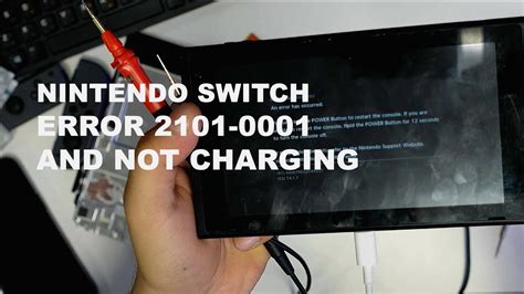 What is error code 2101 0001 on Nintendo Switch?