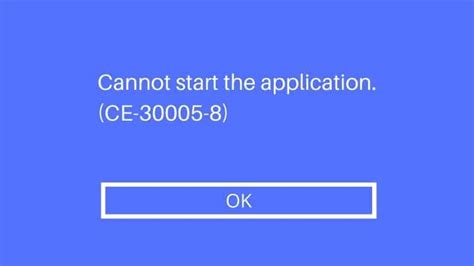 What is error code CE 300058?
