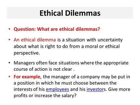 What is ethical dilemma in literature?