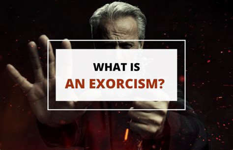 What is exorcism as a verb?