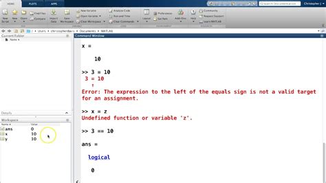 What is false in MATLAB?