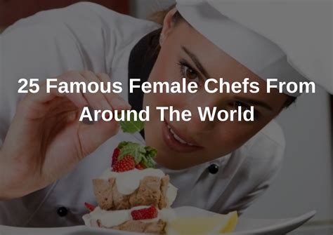 What is female chef called?