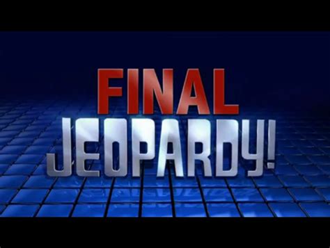 What is final Jeopardy?