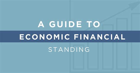 What is financial standing?