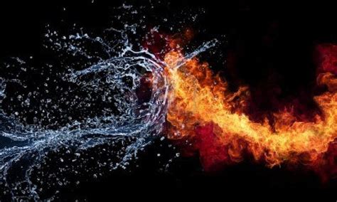 What is fire and water together called?