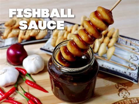 What is fishball sauce made of?