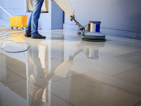 What is floor buffing?