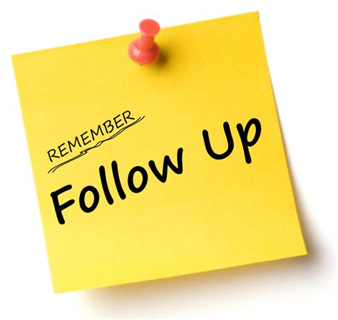 What is follow up action?