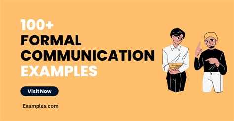 What is formal communication examples?