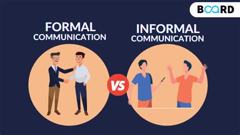 What is formal communication with example?