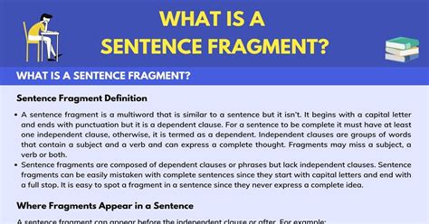 What is fragment in grammar?