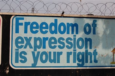 What is freedom of expression language?