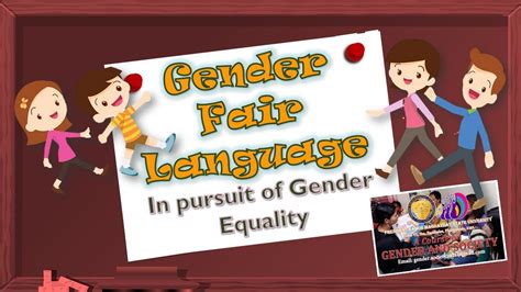 What is gender-fair in English?