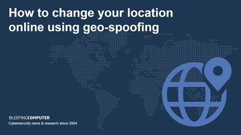 What is geo spoofing?