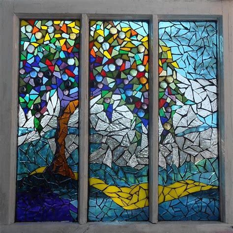 What is glass on glass mosaic?