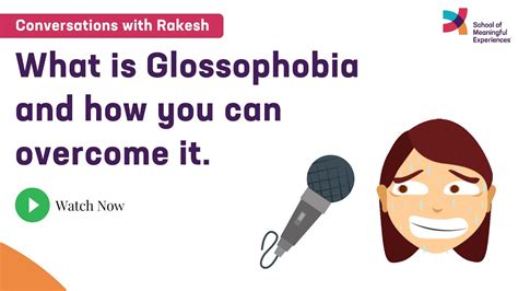 What is glossophobia?