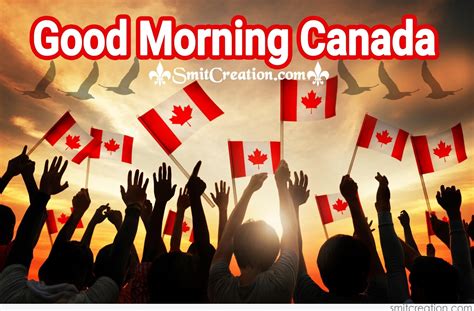 What is good morning in Canada?
