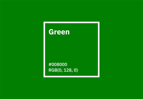 What is green in RGB?