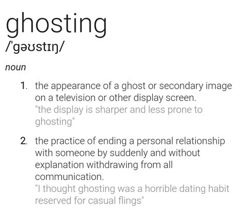 What is half ghosting?