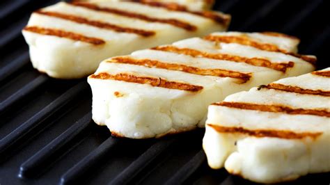 What is halloumi cheese compared to?