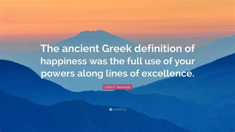 What is happiness Greek?