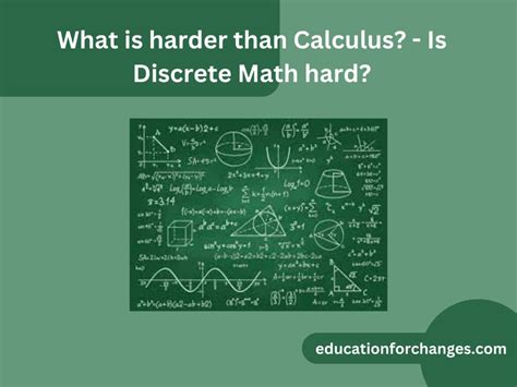 What is harder than calculus?