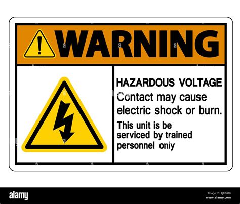 What is hazardous voltage?