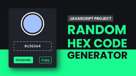 What is hex code in JavaScript?