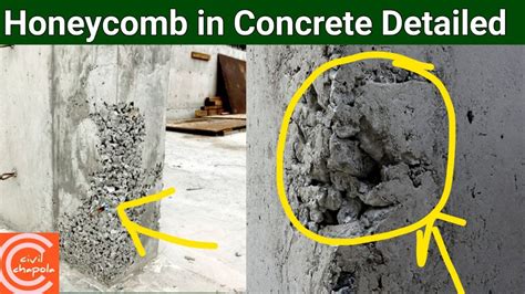What is honeycomb in concrete?