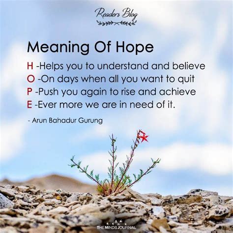 What is hope in easy words?