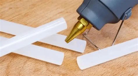 What is hot glue commonly used for?