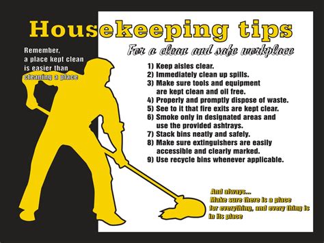 What is housekeeping in one sentence?