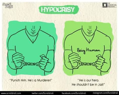 What is hypocrisy in our society?