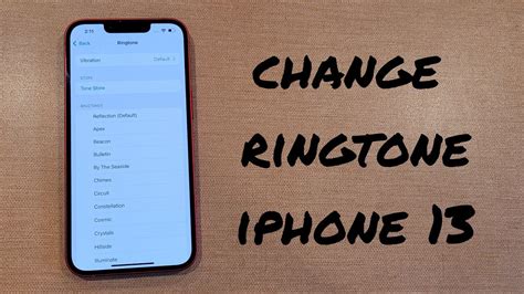 What is iPhone 13 ringtone called?