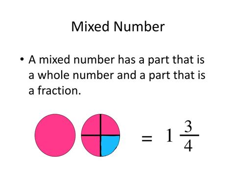 What is in a mixed number?