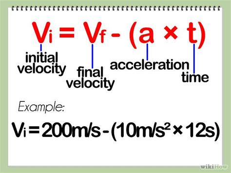 What is initial velocity?