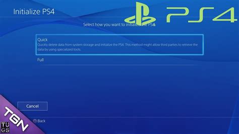 What is initialize PS4?
