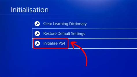 What is initialize PS4?