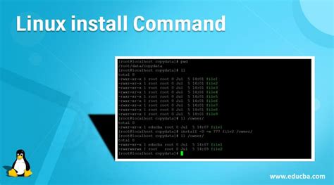 What is install command?