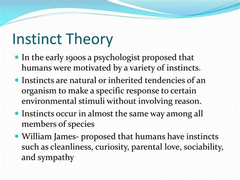 What is instinct in psychology?