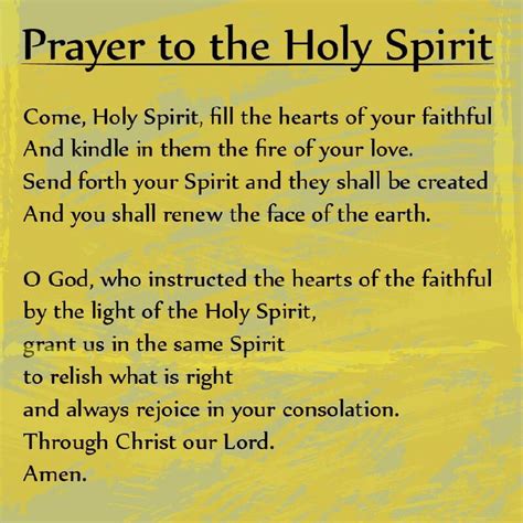 What is invocation of the Holy Spirit?