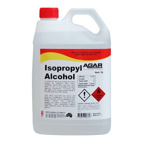 What is isopropyl alcohol used to clean?