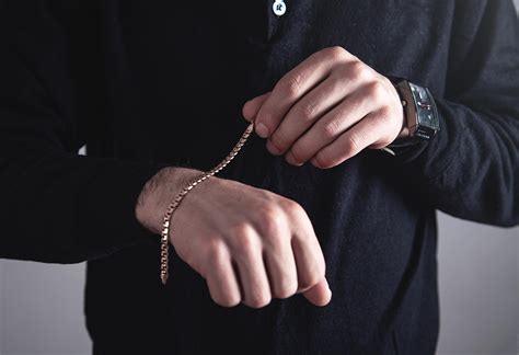 What is it called when a man wears a bracelet?