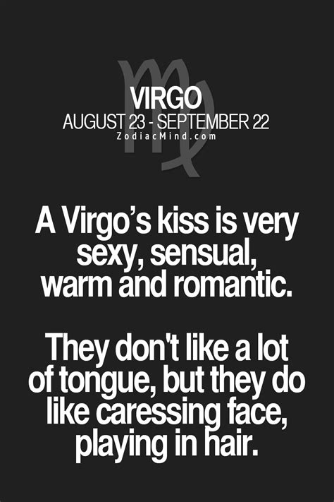 What is it like to kiss a Virgo?