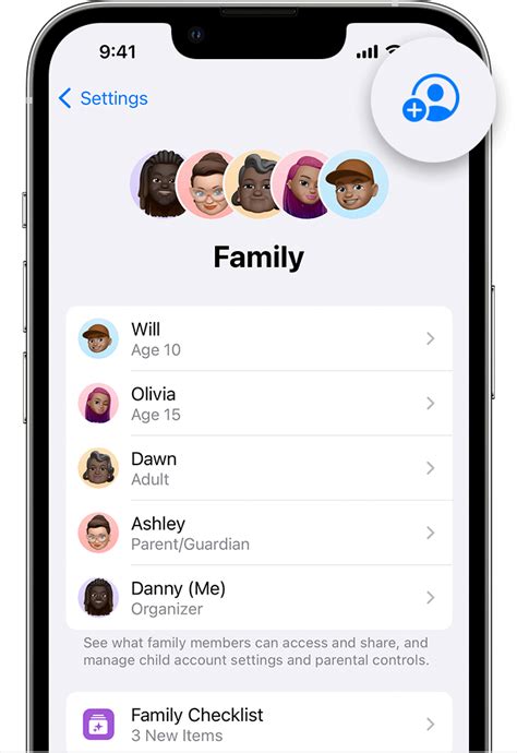 What is join the family on iPhone?