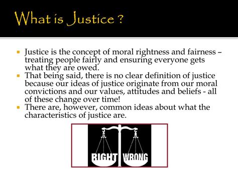 What is justice easy?